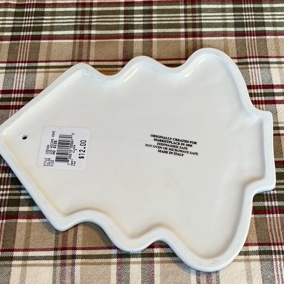 Marketplace Welcome Home 1995 Christmas Hot Plate - Made In Italy - Picture 2 of 2